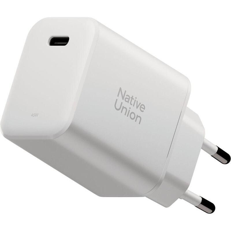 Native Union 45w Usb-C Pd Fast Gan Wall Charger White
