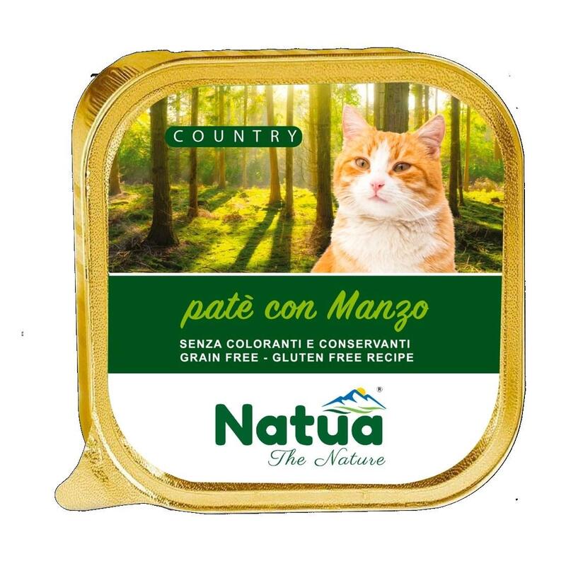 Natua Country Beef - Comida Húmeda Para Gatos - 100g