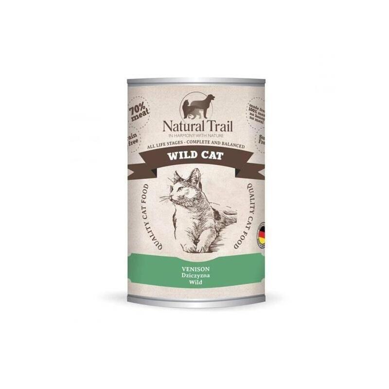 Natural Trail Cat Wild Venision Puszka 400g