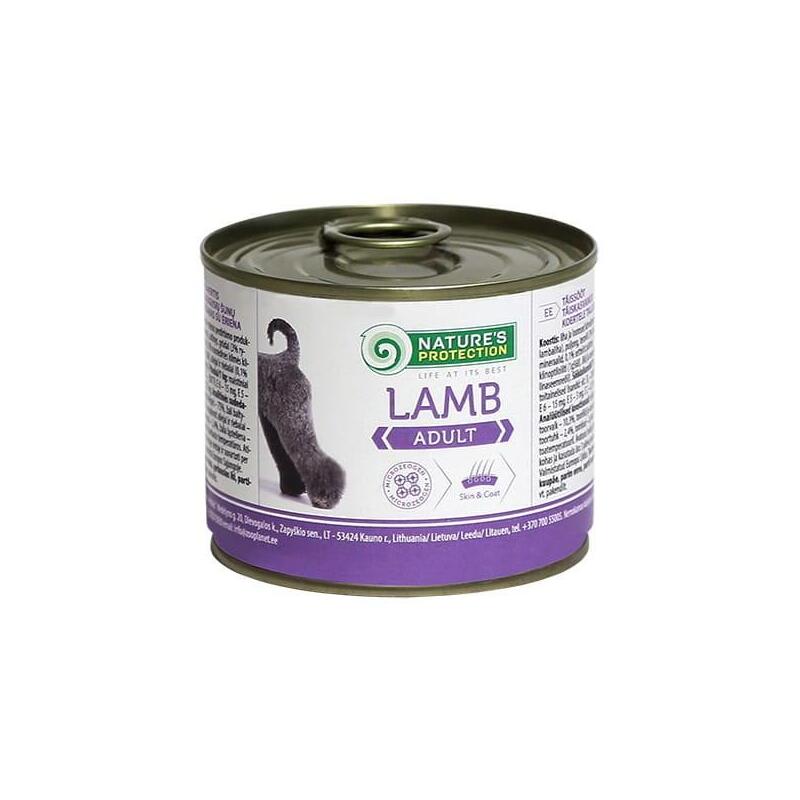 Nature'S Protection Adult Cordero - Comida Húmeda Para Perros - 200 G