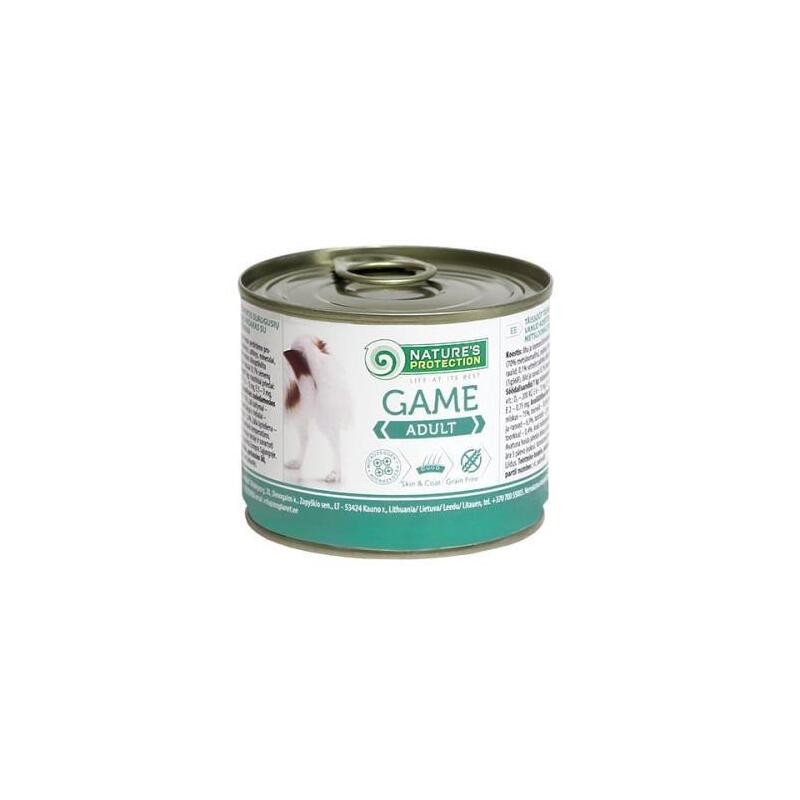 Nature'S Protection Adult Venison - Comida Húmeda Para Perros - 200 G