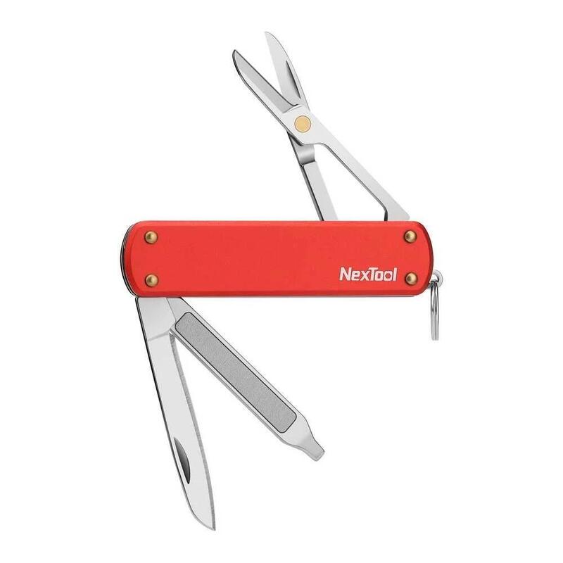 Navaja Mini Nextool Ne0142 4 En 1 Roja