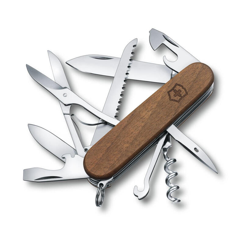 Navaja Victorinox Huntsman Wood Multiusos Acero Inoxidable