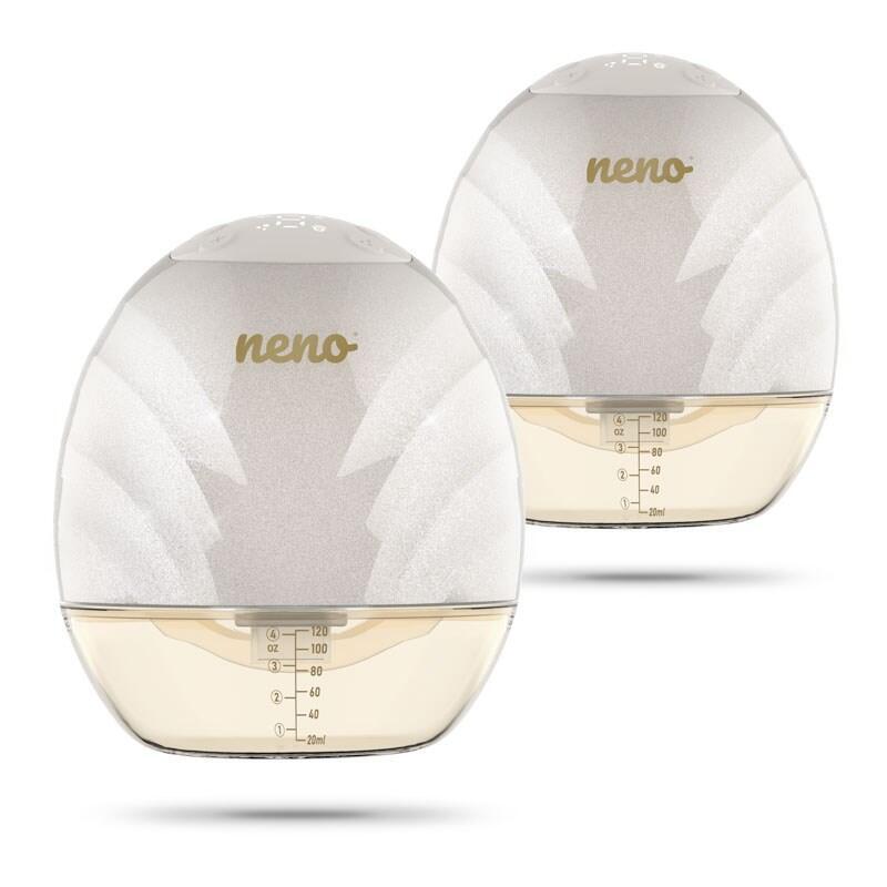 Neno Perla Twin: Dos Extractores De Leche Electrónicos Inalámbricos Trifásicos De Primera Calidad