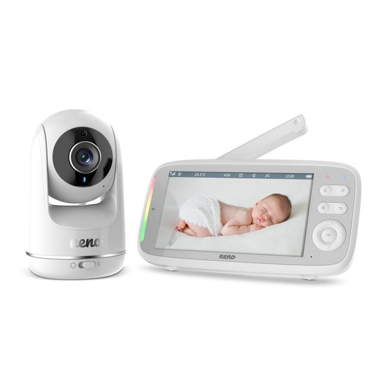 Neno Vista: Monitor De Vídeo Giratorio Para Bebés Con Receptor Inalámbrico
