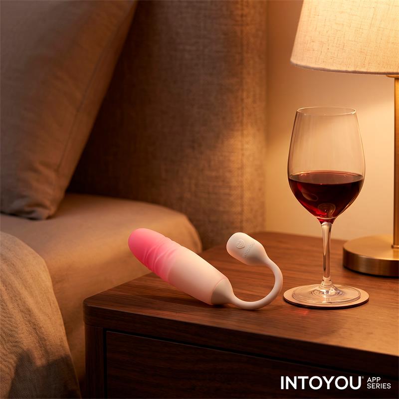 Nexegg Motion Huevo Vibrador Con Thrusting App Beige/Rosa