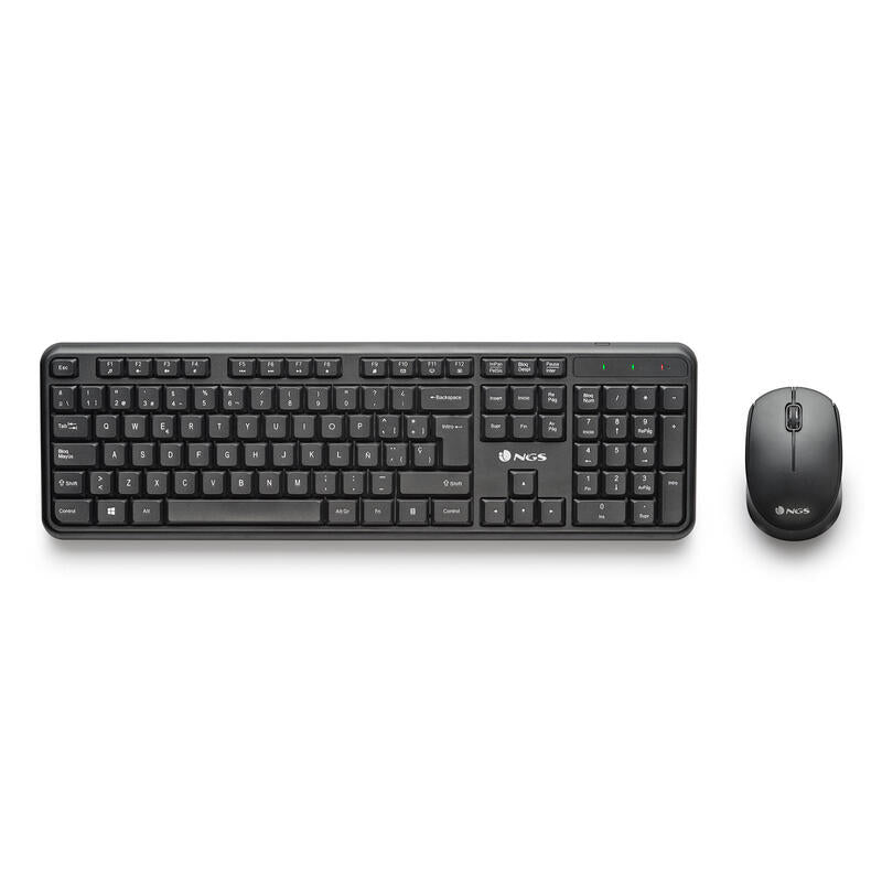 Ngs Kit Teclado+Ratón Inalámbrico 12 Teclas Multim