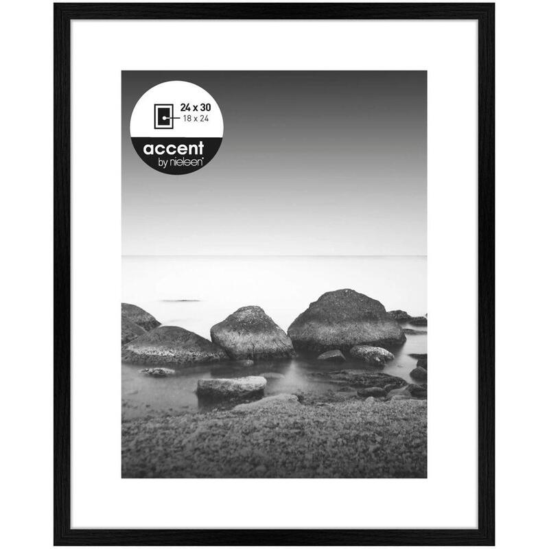 Nielsen Aura Negro 24x30 Madera Incl. Passepartout 1122000