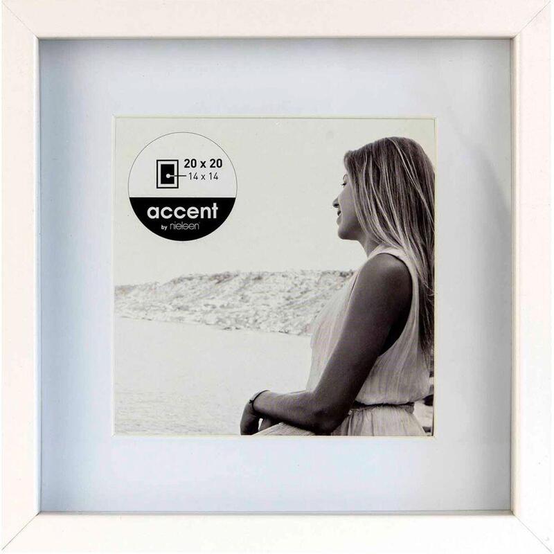 Nielsen Aura White 20x20 Wood Incl. Passepartout 1115001