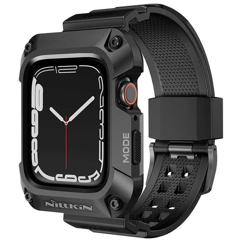 Nillkin Carcasa+Correa Dynaguard Apple Watch 44mm Negro - Compatible Con Apple Watch 4/5/6