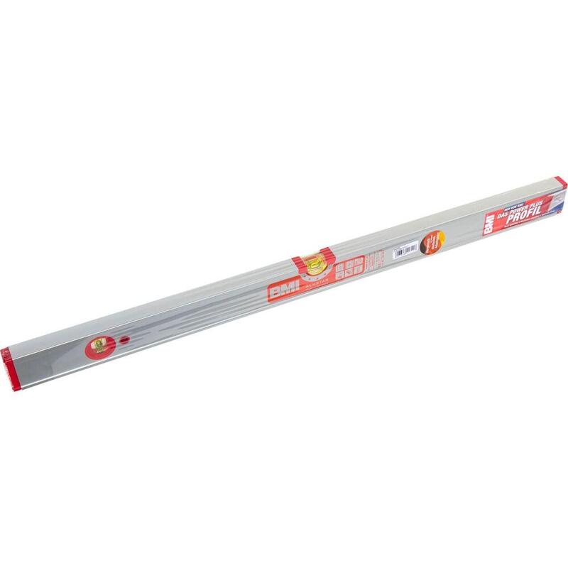 Nivel De Burbuja De Perfil De Aluminio Anodizado Bmi Alustar 80cm
