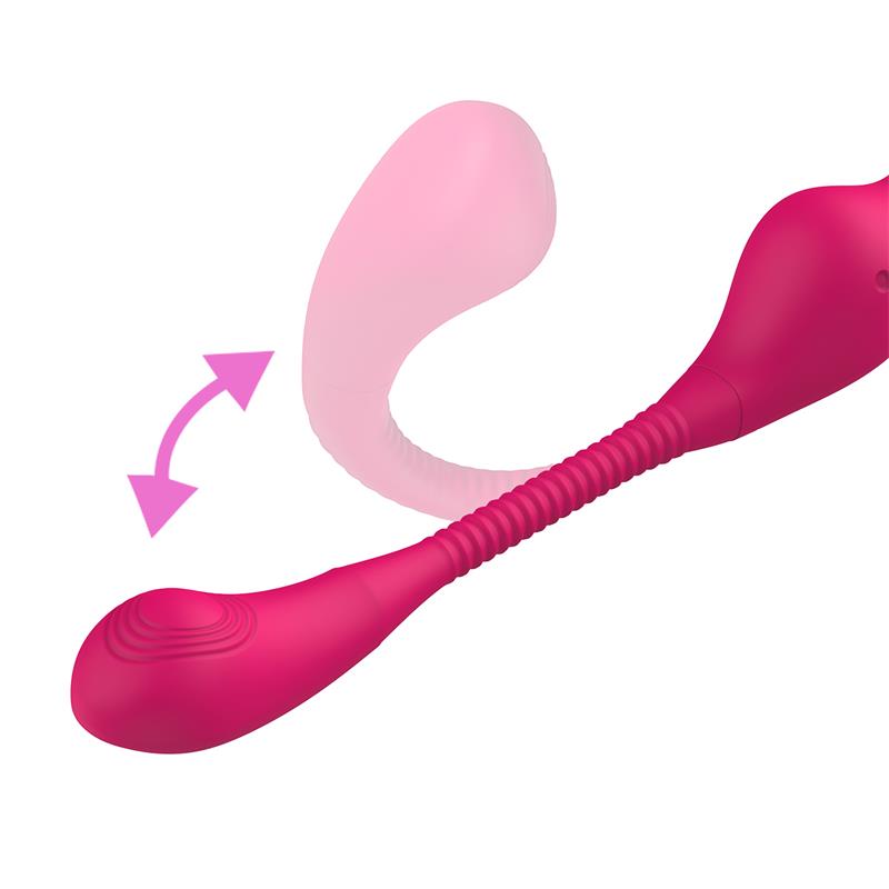 Vibrador No. Twentythree Doble Con Pulsación Y Thrusting Flexible 180º