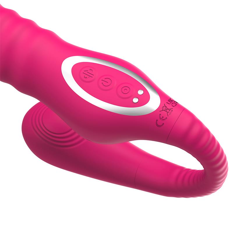 Vibrador No. Twentythree Doble Con Pulsación Y Thrusting Flexible 180º