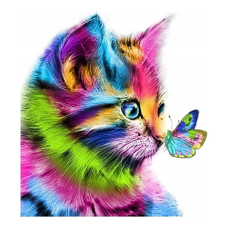 Norimpex Diamond Mosaic - Cat With A Butterfly