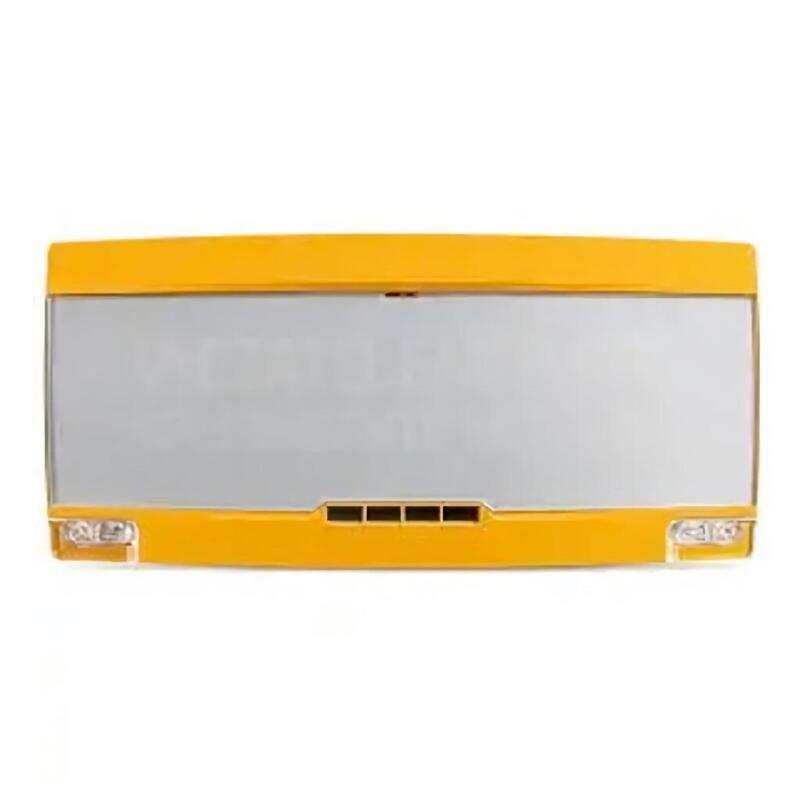 Notifier Pan1-Plus-Adv-Y-Sp Panel Indicador Analogico Extinción En 54.3/23 Exterior, Color Amarillo Con Letrero Gris Y Texto En Blanco