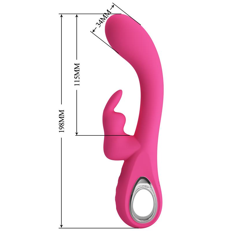 Pretty Love - Novak Vibrador Rabbit 12 Vibraciones Rosa