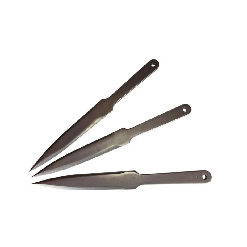 Noze Do Rzucania Sportowego Kal22 Lider 3szt Srebrn