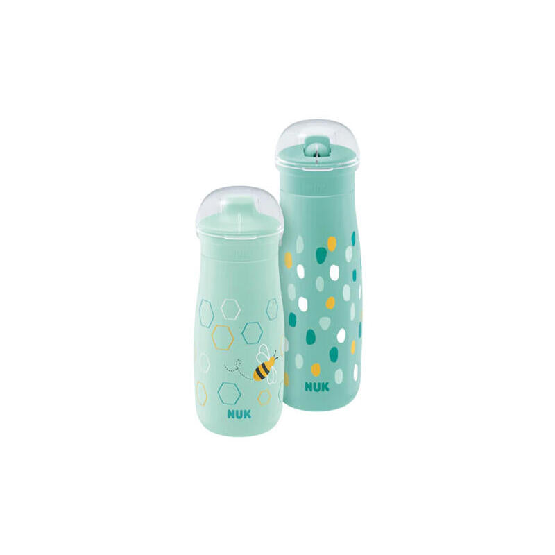 Nuk Mini-Me Trinkflaschen Set, Ab 9 Monaten, Mint