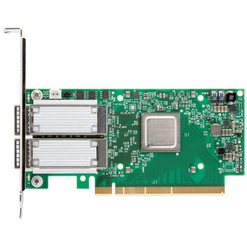 Nvidia Connectx-5 En Nic 10/25gbe Dp Sfp28 Dual-Port, Pcie3.0 X8, Tall Bracket, Rohs R6