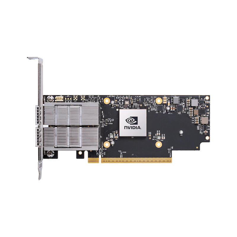Nvidia Mellanox Connectx-7 Mcx755106as-Heat Netzwerkkarte Dual-Port Qsfp112 200gbit Hhhl 900-9x7ah-0078-Dtz