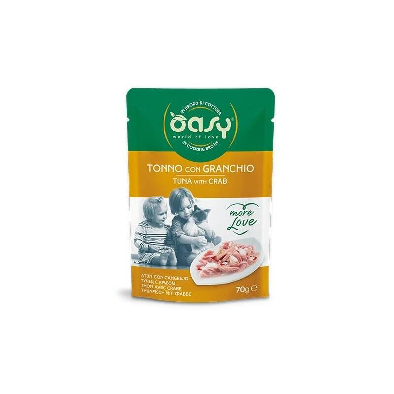 Oasy More Love Tuna With Crab Pouch 70gr