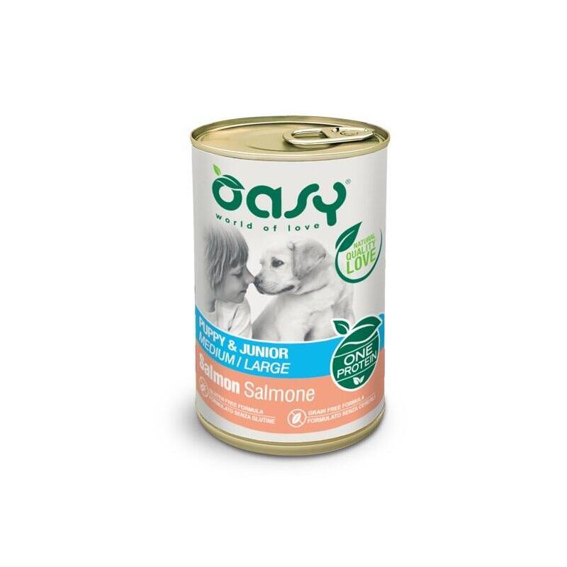 Oasy One Protein Puppy & Junior M/L Salmon 400gr