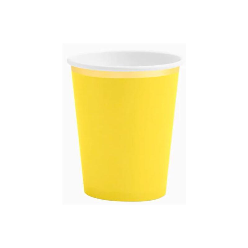 Oh Yeah Vaso Amarillo Metalizado 9oz (270cc) Pack 6u