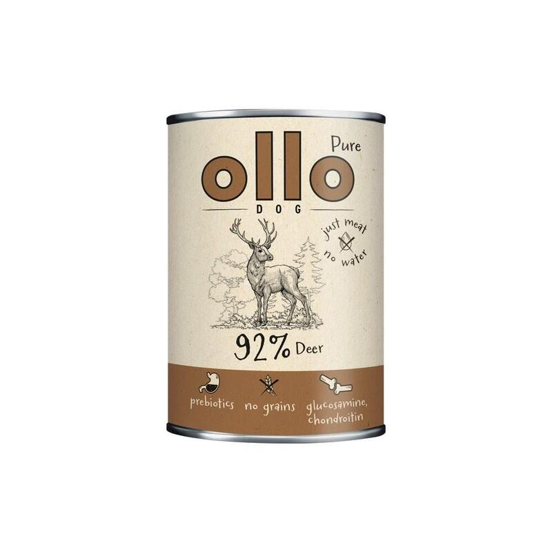 Ollo Pure Ciervo Comida Húmeda Para Perros 850 G
