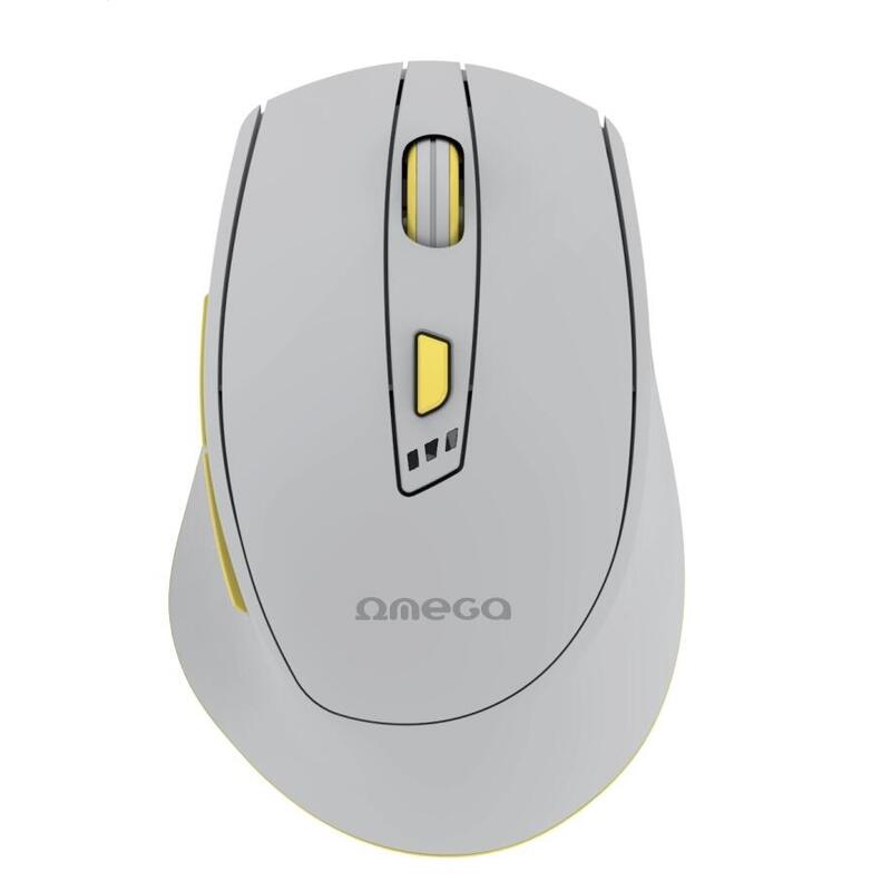 Omega Raton Dual Inalambrico Bluetooth Recargable Usb-C Omc529rwgl Gris Lima