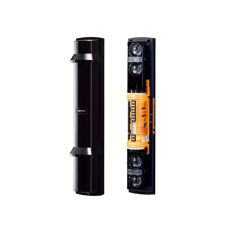 Optex Sl-200qdp Barrera Infrarrojos Activa De Cuatro Haces Con Alcance 60m. Doble Modulacion. 4 Canales.
