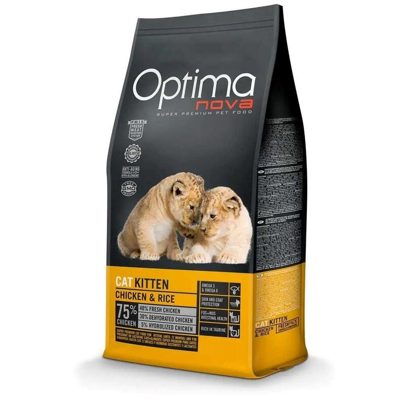 Optimanova Kitten Pollo Y Arroz 8kg