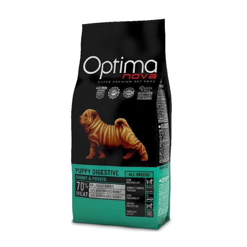 Optimanova Puppy Digestive Rabbit & Potato 12kg