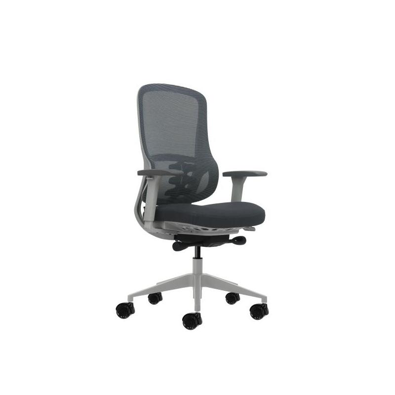 Oqonos Cherg 023 Silla De Oficina Ergonomica Con Mecanismo Autobalanceado, Reposabrazos 4d, Asiento Deslizable Y Ruedas