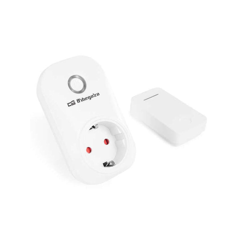 Orbegozo Enm 2000 Enchufe Inteligente Con Mando A Distancia - Control Sin Pilas - Alcance De 150m - Potencia Maxima