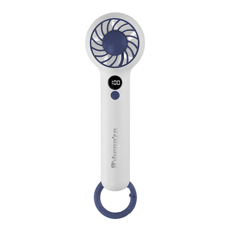 Orbegozo Hf 2200 Ventilador De Mano Portatil - Ventilacion Ajustable - Display Digital - Carga Usb-C - Bateria De Litio