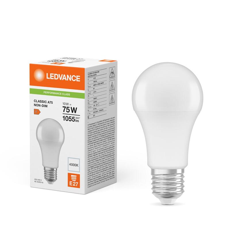 Osram Cla75 10w 840 Fr E27 P Led Lámpara 1055 Lm 4000k E27