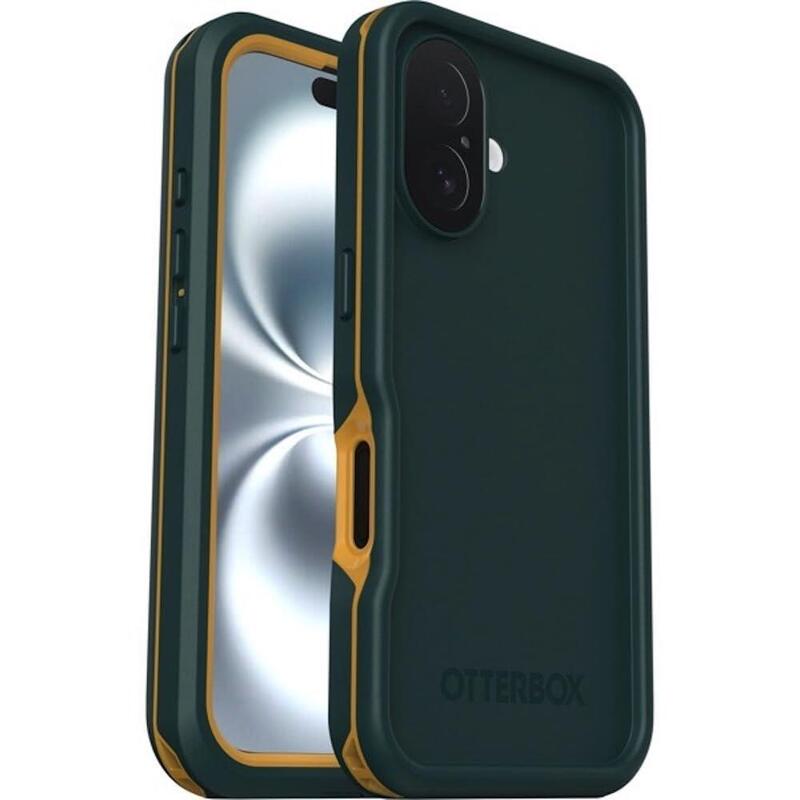 Otterbox Fre Carcasa Protectora Sumergible Para Teléfono Móvil Compatibilidad Con Magsafe Capa De Policarbonato Elastómero Termoplástico (Tpe) Sagebrush (Verde) Para Apple Iphone 16