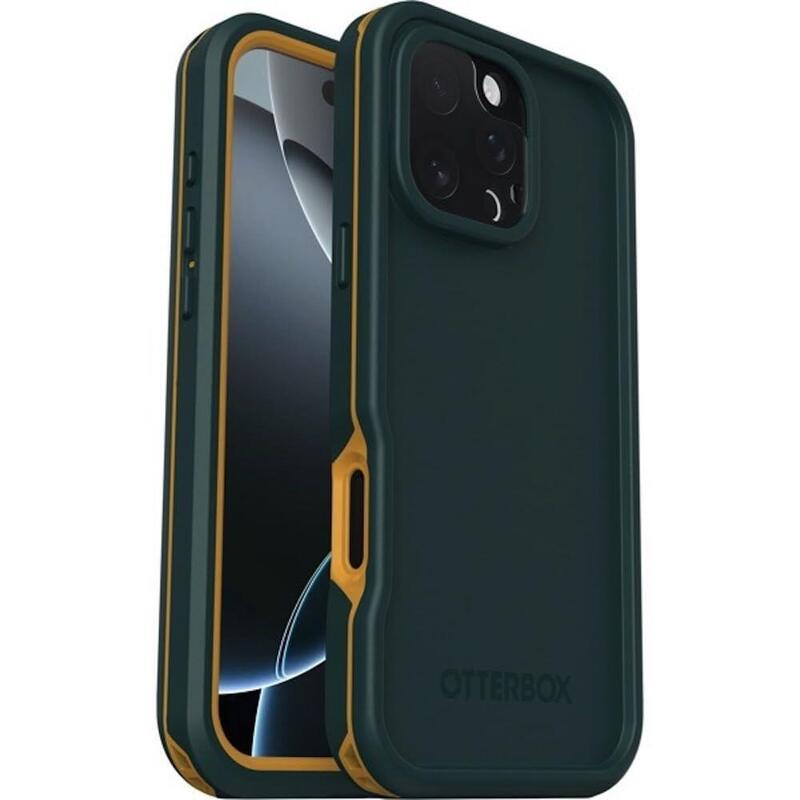 Otterbox Fre Carcasa Protectora Sumergible Para Teléfono Móvil Compatibilidad Con Magsafe Capa De Policarbonato Elastómero Termoplástico (Tpe) Sagebrush (Verde) Para Apple Iphone 16 Pro Max