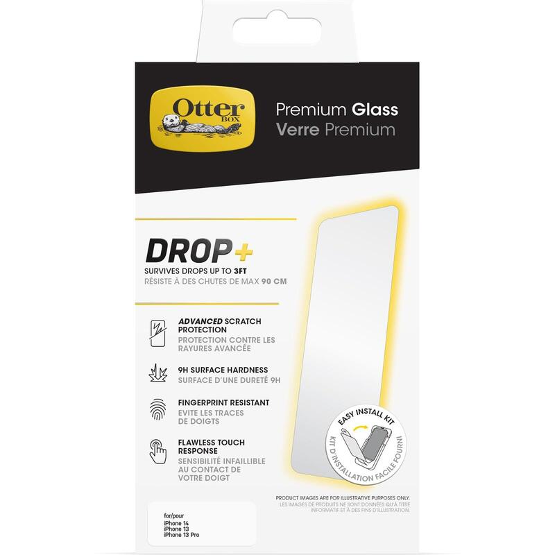 Otterbox Premium Protector De Pantalla Transparente Para Apple Iphone 13 14
