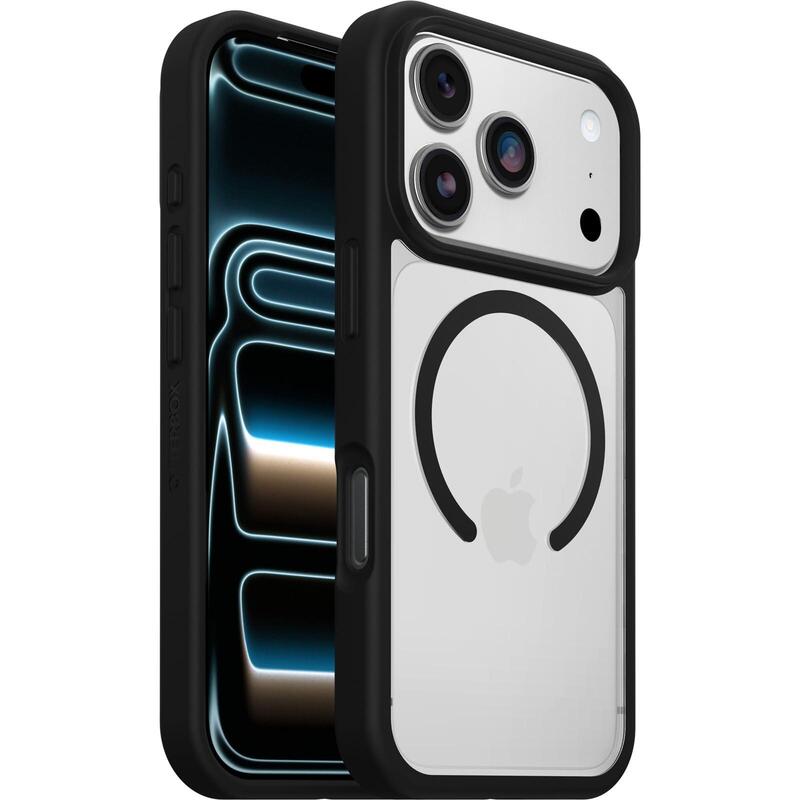 Otterbox React Magsafe Iphone 17 Pro Black Crystal - Clear/Black
