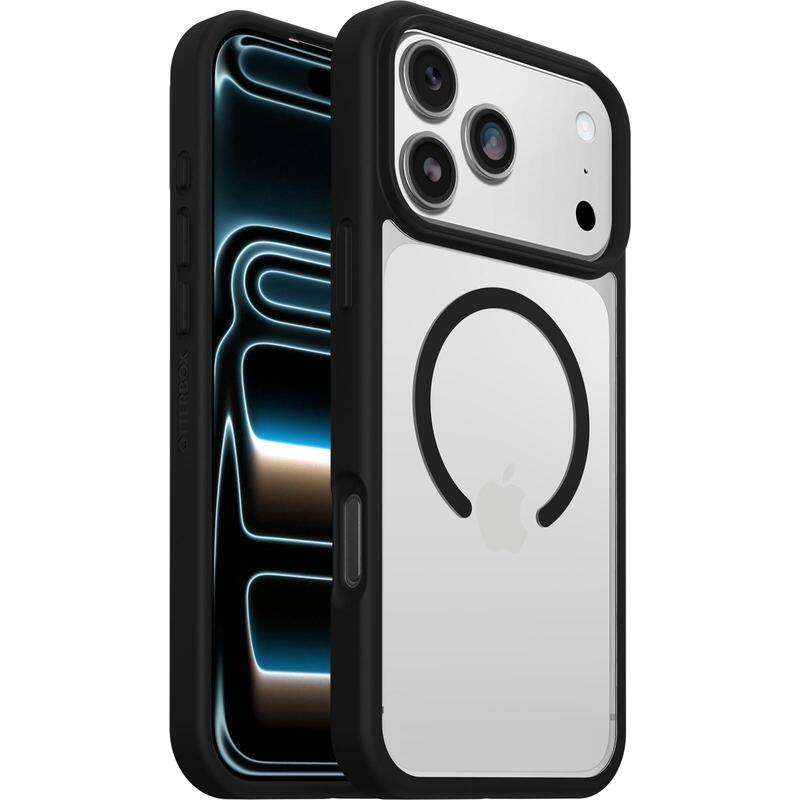 Otterbox React Magsafe Iphone 17 Pro Max Black Crystal - Clear/Black