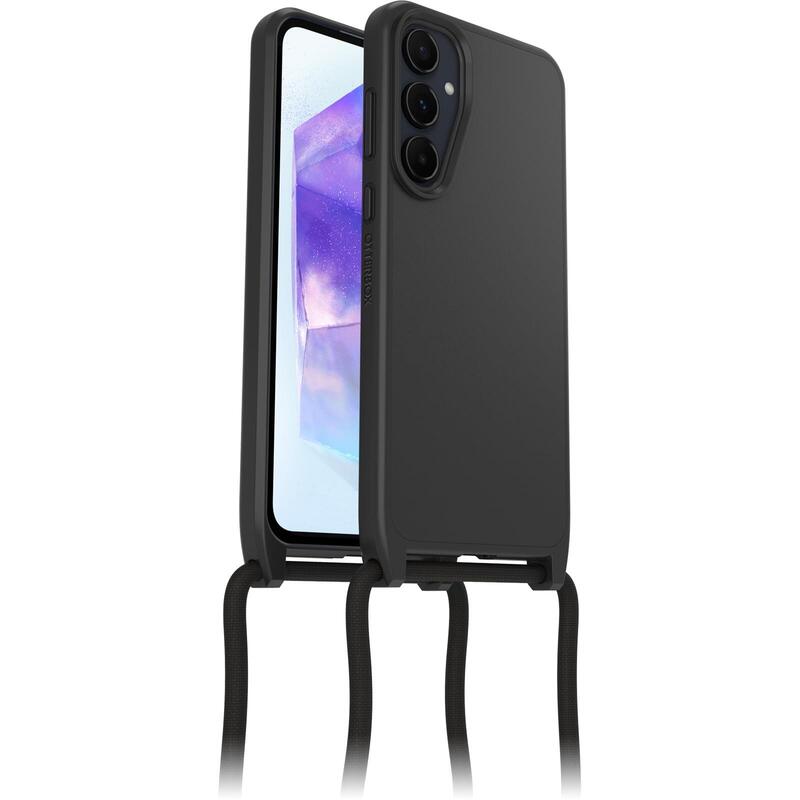 Otterbox React Series Carcasa Trasera Para Teléfono Móvil Collar Negro Para Samsung Galaxy A55