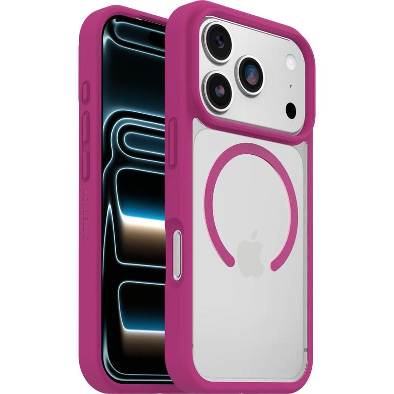 Otterbox React Series Carcasa Trasera Para Teléfono Móvil Compatibilidad Con Magsafe Plástico Cristal De Rosa (Rosa/Clear) Para Apple Iphone 17 Pro