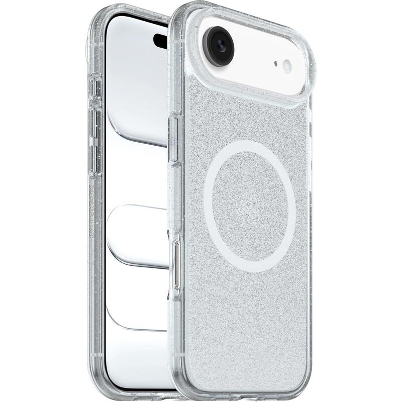 Otterbox React Series Carcasa Trasera Para Teléfono Móvil Compatibilidad Con Magsafe Plástico Polvo De Estrellas (Purpurina Clara) Para Apple Iphone Air