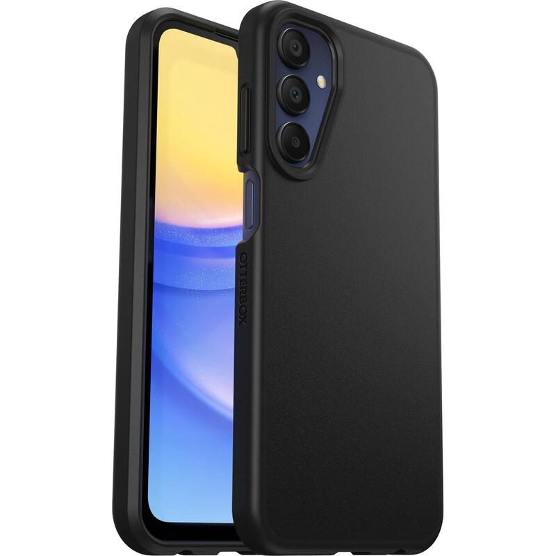 Otterbox React Series Carcasa Trasera Para Teléfono Móvil Negro Para Samsung Galaxy A15 5g