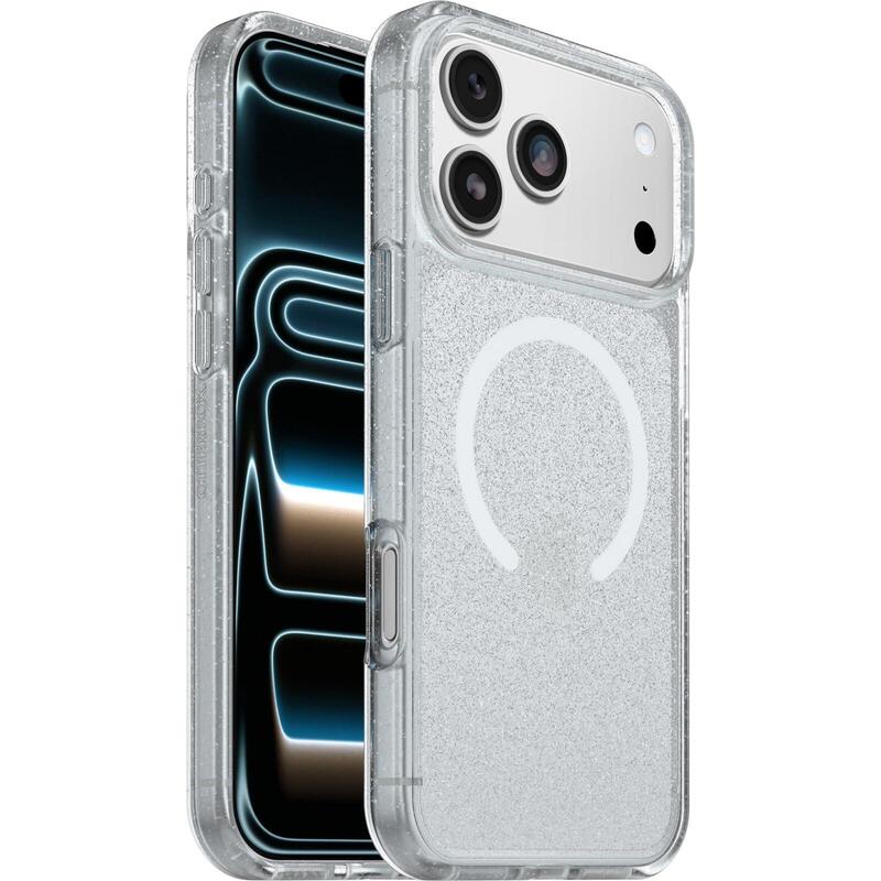 Otterbox React Series Carcasa Trasera Para Teléfono Móvil Plástico Polvo De Estrellas (Purpurina Clara) Para Apple Iphone 17 Pro Max
