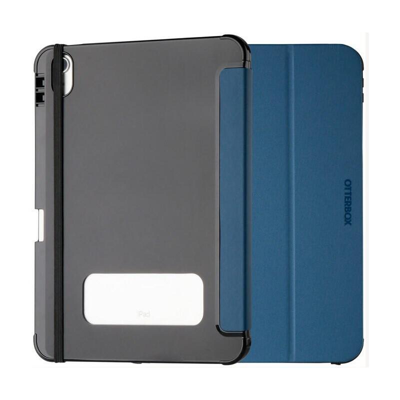 Otterbox React Series Funda Con Tapa Para Tableta Ultradelgado Negro Azul Para Apple 10.9-Inch Ipad (10ª Generación)