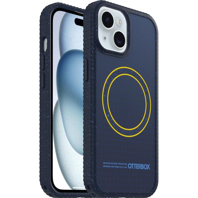 Otterbox Sole Series Carcasa Trasera Para Teléfono Móvil Compatibilidad Con Magsafe Tejido Real Quiet (Azul) Para Apple Iphone 13 14 15 16e