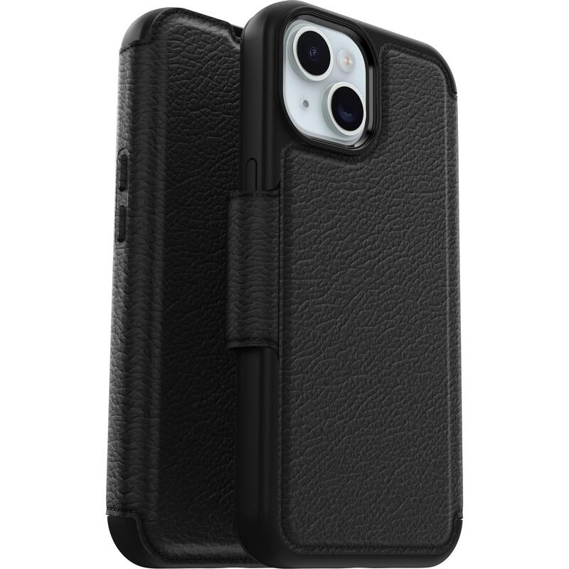 Otterbox Strada Magsafe Apple Iphone 15 Shadow Black Propack