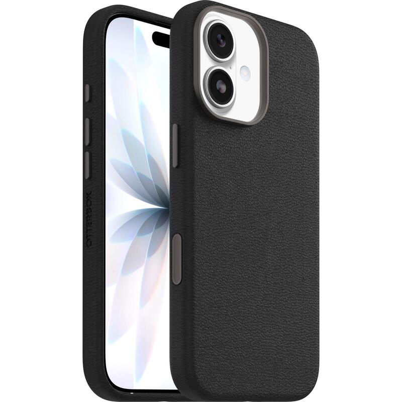 Otterbox Symmetry Cactus Leather Camera Control Iphone 17 Noir Ash - Black